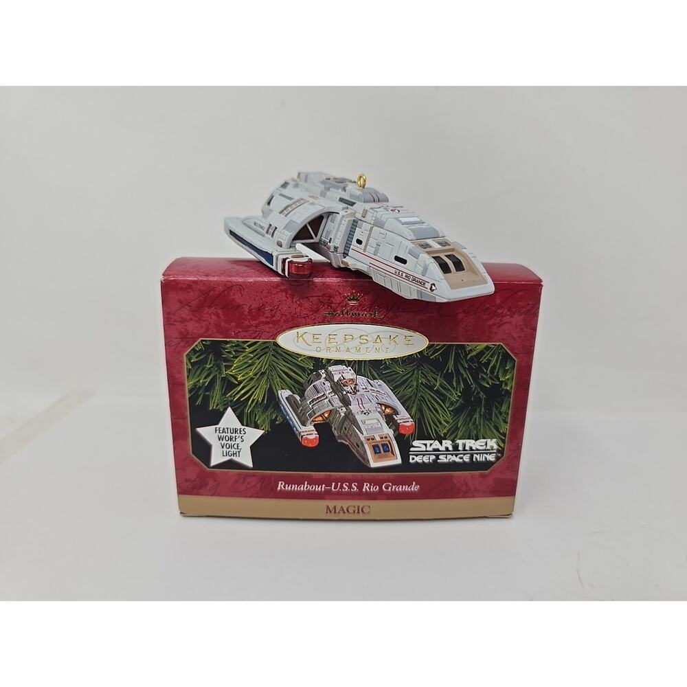 Hallmark Keepsake Star Trek Deep‎ Space Nine Runabout USS Rio Grande U6